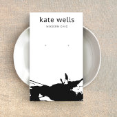 Moderne Kaart voor wit zwart platform met oormerk