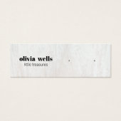 Moderne Kaart voor witte houten verharding (Voorkant)