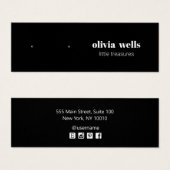 Moderne Kaart voor zwart-witbeeldscherm (Voorkant /achterkant)