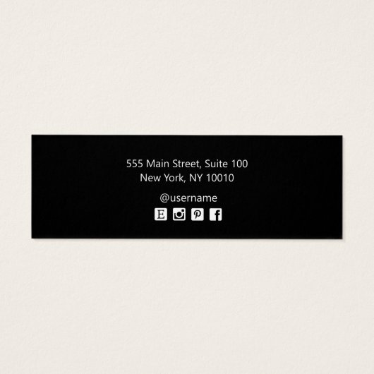 Moderne Kaart voor zwart-witbeeldscherm (Achterkant)