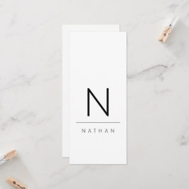 Moderne kaart voor zwarte en witte bruiloft