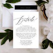 Moderne kaart voor zwarte en witte eenvoudige brui