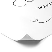 Moderne Kaarten en cadeaubonnen Poster (Hoek)