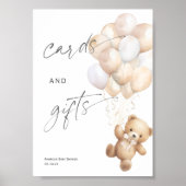 Moderne Kaarten en geschenken Barly wachten Gender Poster (Voorkant)