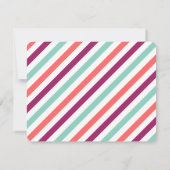 Moderne kaarten voor gebundelde monogram notitiekaartje (Achterkant)