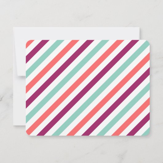 Moderne kaarten voor gebundelde monogram notitiekaartje (Achterkant)