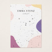 Moderne kaarten voor getextureerd oorklaar beeldsc visitekaartje (Voorkant)