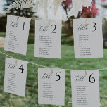 Moderne Kaarten voor minimale weduwentafels<br><div class="desc">Deze moderne script minimalistische kaarten zijn perfect voor een eenvoudige, moderne bruiloft. Het neutrale ontwerp kenmerkt een minimalistische kaart die met moderne, elegante manuscriptkalligrafie wordt versierd. De prints op de voor- en achterzijde van de kaart (dubbelzijdig). U kunt gehele Sjabloon bewerken/personaliseren. Neem contact met me op als je hulp of...</div>