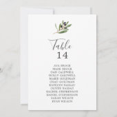 Moderne Kaarten voor olijfgetallen (Achterkant)