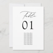 Moderne kaarten voor rondetafelzitjes (Voorkant)