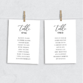 Moderne kaarten voor rondetafelzitjes