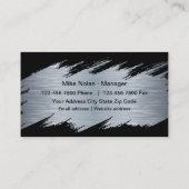 Moderne kabelbouw visitekaartje (Achterkant)