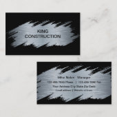 Moderne kabelbouw visitekaartje (Voorkant / Achterkant)