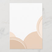 Moderne kalender 2023 - Minimaal Abstract jaar Programmakaart (Achterkant)