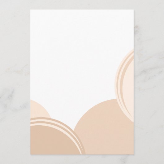 Moderne kalender 2023 - Minimaal Abstract jaar Programmakaart (Achterkant)