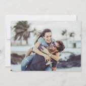 Moderne Kalender Goud Hart Liefde Foto Save The Date (Achterkant)