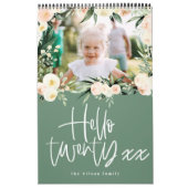 Moderne kalender met filmfotoscript voor waterverf (Hoes)