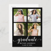 Moderne kalligrafie 4 Aankondiging van foto-Afstud (Voorkant / Achterkant)