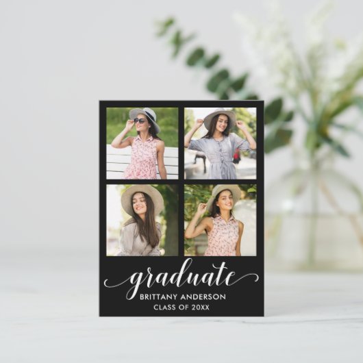 Moderne kalligrafie 4 Aankondiging van foto-Afstud (Staand voorkant)