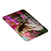 Moderne kalligrafie Aankondiging Afstuderen foto's Magneet (Rechterzijde)