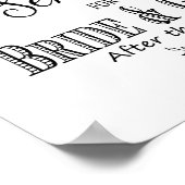 Moderne kalligrafie — Afdruk Poster (Hoek)