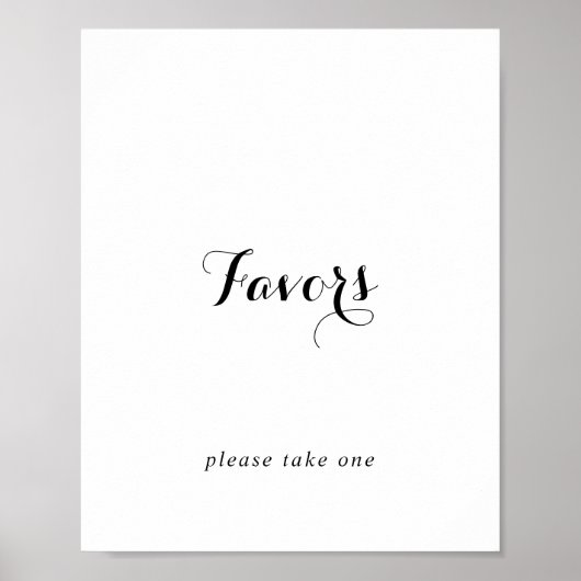 Moderne kalligrafie-avors poster (Voorkant)