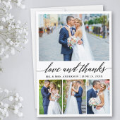 Moderne kalligrafie Bedankt van weddenschap 4 Foto