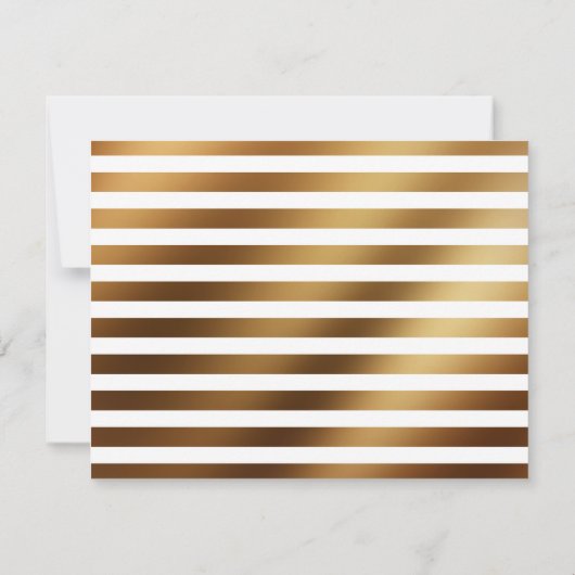 Moderne kalligrafie bespaart de datum waarop Gold Save The Date (Achterkant)