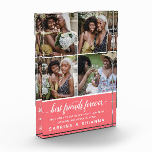 Moderne kalligrafie 'Beste vrienden voor altijd' 4 Fotoblokken