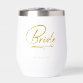 Moderne kalligrafie Bruid Goud ID1025 (Voorkant)