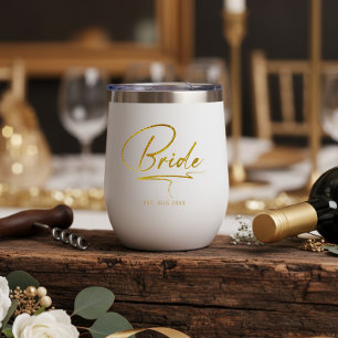 Moderne kalligrafie Bruid Goud ID1025