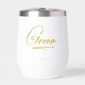 Moderne kalligrafie Bruidegom Goud ID1025 (Voorkant)