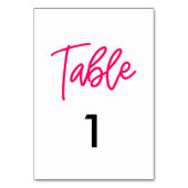 Moderne kalligrafie bruiloft kaart (Voorkant)