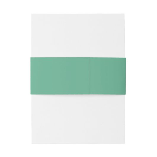 Moderne kalligrafie bruiloft neo munt uitnodigingen wikkel (Achterkant Voorbeeld)