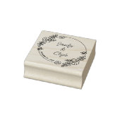 Moderne kalligrafie bruiloft rubberstempel (Stempel)