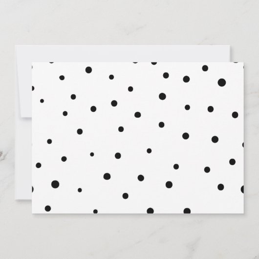 Moderne kalligrafie | Dessert Huwelijksbordkaart Kaart (Achterkant)