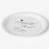 Moderne kalligrafie Eenvoudige felicitaties Afstud Papieren Bordje (Gekanteld)