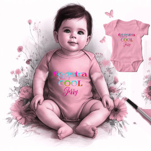 Moderne kalligrafie Ei-extra cool Pasen Extra scha Romper