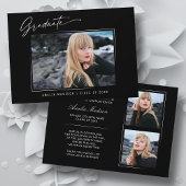 Moderne kalligrafie Elegant inkt Script 3 Foto Afs Aankondiging