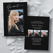 Moderne kalligrafie Elegant inkt Script 4 Foto Afs Aankondiging