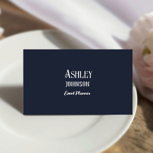 Moderne kalligrafie Event Planner Designer Visitekaartje