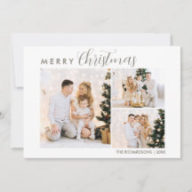 Moderne kalligrafie Fotocollage kerst