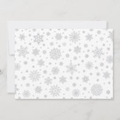 Moderne kalligrafie Fotocollage Kerstmis Kaart (Achterkant)