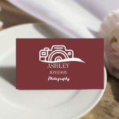 Moderne kalligrafie fotograaf fotografie visitekaartje