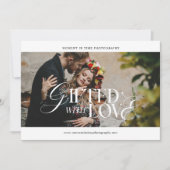 Moderne Kalligrafie Fotografie Cadeaubon (Voorkant)