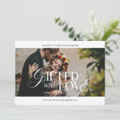 Moderne Kalligrafie Fotografie Cadeaubon (Staand voorkant)