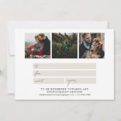 Moderne Kalligrafie Fotografie Cadeaubon (Achterkant)