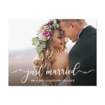 Moderne kalligrafie gewoon huwelijksfoto