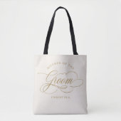 Moderne kalligrafie goud Moeder van de bruid Tote Bag (Voorkant)