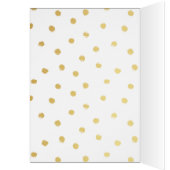 Moderne kalligrafie goud "Wens je liefde" (Binnen (Links))